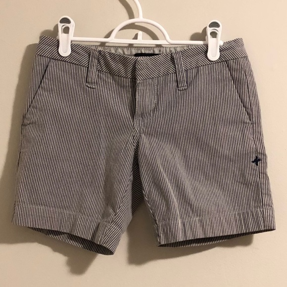 Hurley pin stripe nautical blue and white shorts - Picture 4 of 12